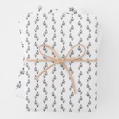 ヴィンテージ野球選手のアートパターンカスタムの色 ラッピングペーパーシート (インサイチュ)