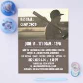 ヴィンテージ野球選手ベースボールキャッ広告プ チラシ (シングル)