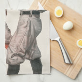 ヴィンテージ野球選手 キッチンタオル (四つ折り)