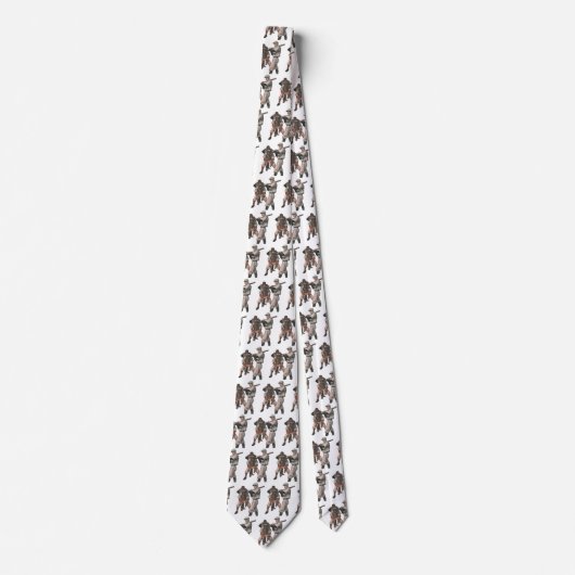 ヴィンテージ野球選手 ネクタイ (正面)