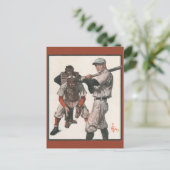 ヴィンテージ野球選手 ポストカード (スタンド正面)