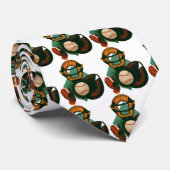 ヴィンテージ野球選手、ミット付き捕手 ネクタイ (ロール)