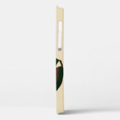 ヴィンテージ野球選手、ミット付き捕手 Case-Mate iPhoneケース (裏面 / 左)