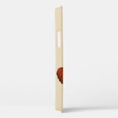 ヴィンテージ野球選手、ミット付き捕手 Case-Mate iPhoneケース (裏面 / 右)