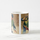 ヴィンテージ野球選手、審判 コーヒーマグカップ (中央)