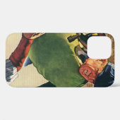 ヴィンテージ野球選手、審判 Case-Mate iPhoneケース (裏面 (横))