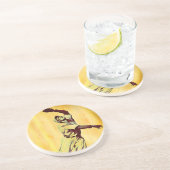 ヴィンテージ野球野手砂岩コースター コースター (側面)