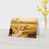 ヴィンテージ野球 カード (黄色い花)