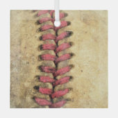 ヴィンテージ野球 ガラスオーナメント (正面)