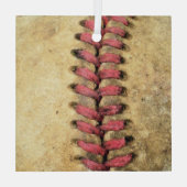 ヴィンテージ野球 ガラスオーナメント (裏面)