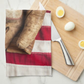 ヴィンテージ野球 キッチンタオル (四つ折り)