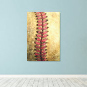 ヴィンテージ野球 キャンバスプリント (インサイチュ (ウッドフロア))