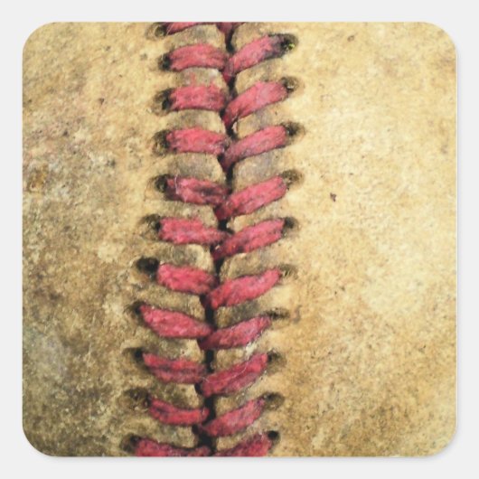 ヴィンテージ野球 スクエアシール (正面)