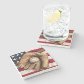 ヴィンテージ野球 ストーンコースター (横)