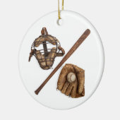 ヴィンテージ野球 セラミックオーナメント (左)