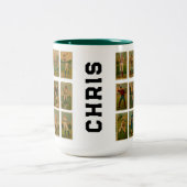 ヴィンテージ野球 ツートーンマグカップ (中央)