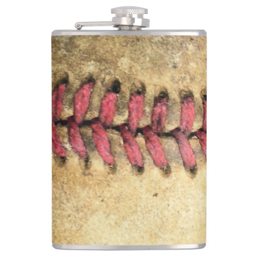 ヴィンテージ野球 フラスク (正面)