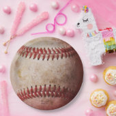 ヴィンテージ野球 ペーパープレート (パーティー)