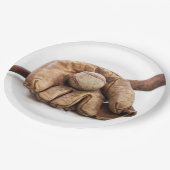 ヴィンテージ野球 ペーパープレート (アングル)