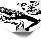 ヴィンテージ野球 ポスター (角)