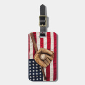 ヴィンテージ野球 ラゲッジタグ (正面縦)