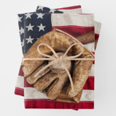 ヴィンテージ野球 ラッピングペーパーシート (インサイチュ)