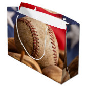 ヴィンテージ野球 ラージペーパーバッグ (裏面アングル)