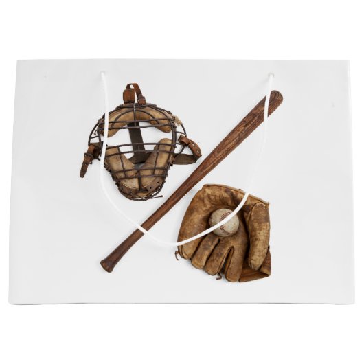 ヴィンテージ野球 ラージペーパーバッグ (正面)