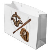 ヴィンテージ野球 ラージペーパーバッグ (裏面アングル)