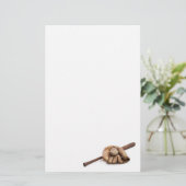 ヴィンテージ野球 便箋 (スタンド正面)