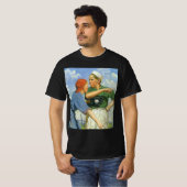 ヴィンテージ野球、子ども、男遊の子のスポーツ Tシャツ (正面フル)