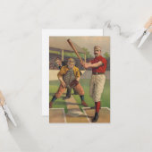 ヴィンテージ野球、打者アップスポーツカード カード (正面/裏面インサイチュ)