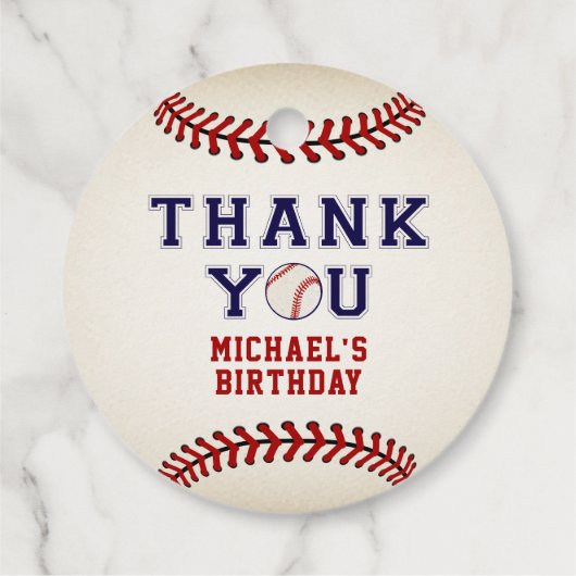 ヴィンテージ野球、誕生日 フェイバータグ (裏面)