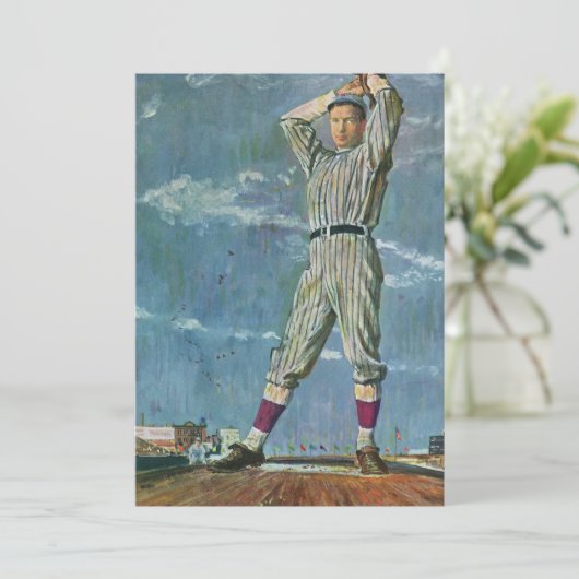 ヴィンテージ野球・野球の投手 (スタンド正面)