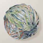 ヴィンテージ野生パイナップル | by Mary Vaux Walcott 1921 ラウンドクッション (裏面)