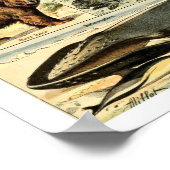 ヴィンテージ野生動物バイアドルフェミロ ポスター (角)