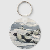 ヴィンテージ野生動物,アルティハーバーシールアイスベルグ キーホルダー (正面)