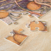 ヴィンテージ野生動物，オランウータンス著Louis Sargent ジグソーパズル (側面)