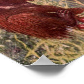 ヴィンテージ野生動物，オランウータンス著Louis Sargent ポスター (角)