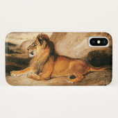ヴィンテージ野生動物,サバンナのアフリカライオン Case-Mate iPhoneケース (裏面(横))