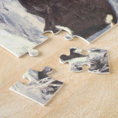 ヴィンテージ野生動物，トナカイCaribou by CE Swan ジグソーパズル (側面)