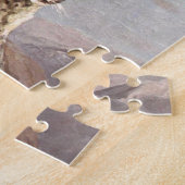 ヴィンテージ野生動物、ユキヒョウby CE Swan ジグソーパズル (側面)