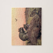 ヴィンテージ野生動物,ワイフレッド・オースティンによるビザカハス ジグソーパズル (縦)