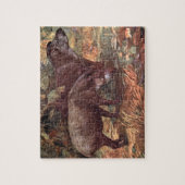 ヴィンテージ野生動物，ワイフレッド・オースティンのタピアー ジグソーパズル (縦)