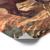 ヴィンテージ野生動物，ワイフレッド・オースティンのタピアー ポスター (角)