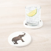 ヴィンテージ野生動物，幸運アジア象 コースター (側面)