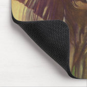 ヴィンテージ野生動物，日の入ったアフリカゾウ マウスパッド (コーナー)