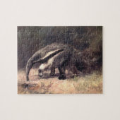 ヴィンテージ野生動物、CE Swanによる巨大なカモシカ ジグソーパズル (横)