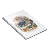 ヴィンテージ野生生物の自然芸術 ノートブック (右側)