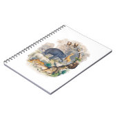 ヴィンテージ野生生物の自然芸術 ノートブック (左側)